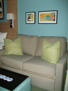 Disney Vacation Club Bay Lake Towers Couch Area