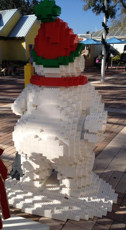 Snowman backside