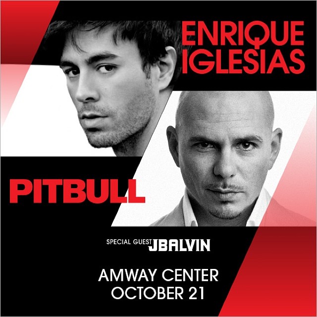 Enrique Iglesias and Pitbull Fall Tour Amway Center
