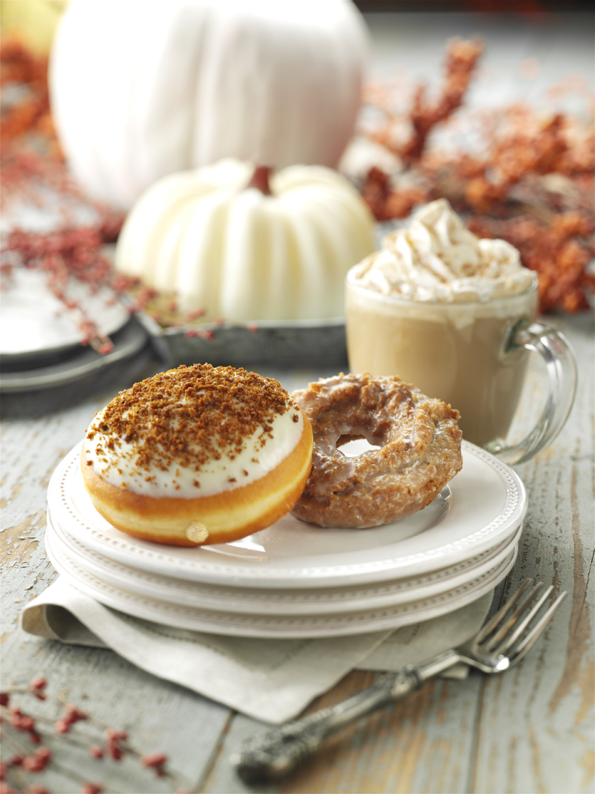 Krispy Kreme Pumpkin Spice and Pumpkin Cheesecake Doughnuts through November 30