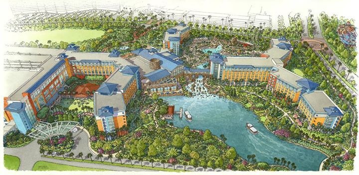 Loews Sapphire Falls Resort Universal Orlando Resort Rendering