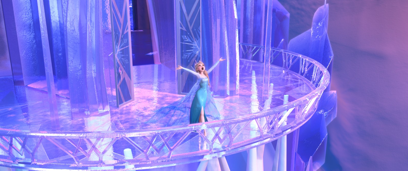 D23 Expo FANdemonium Elsa Frozen Musical Sing-Along