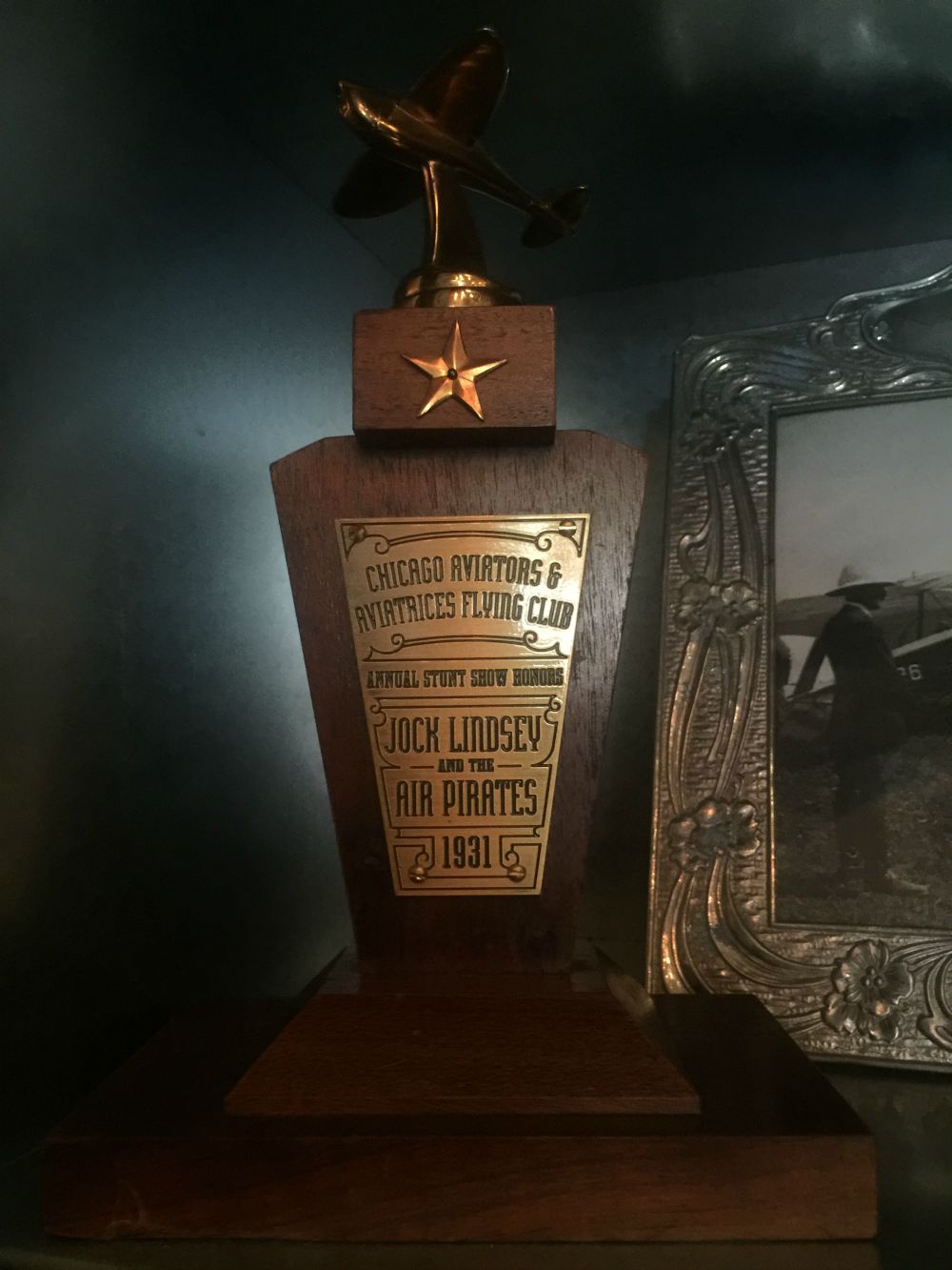 Jock Lindsey's Hangar Bar - Jock Lindsey Trophy