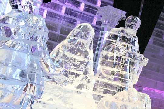 ICE! Gaylord Palms Twas the Night Before Christmas Sneak Peek - Nativity