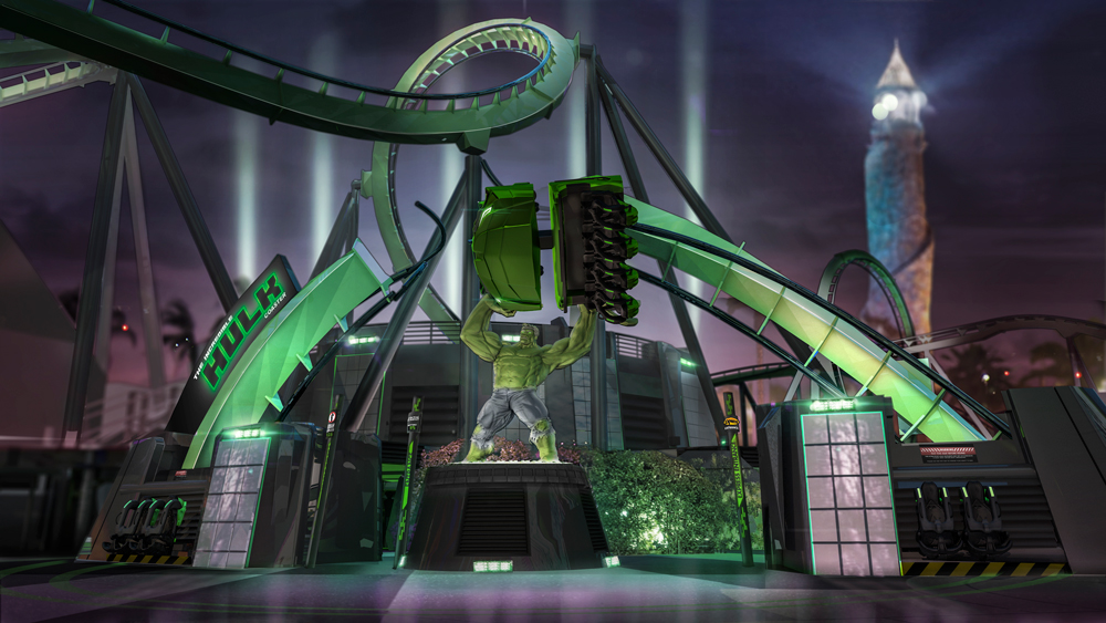 The Incredible Hulk Coaster Universal Orlando Resort Universal Orlando's Islands of Adventure