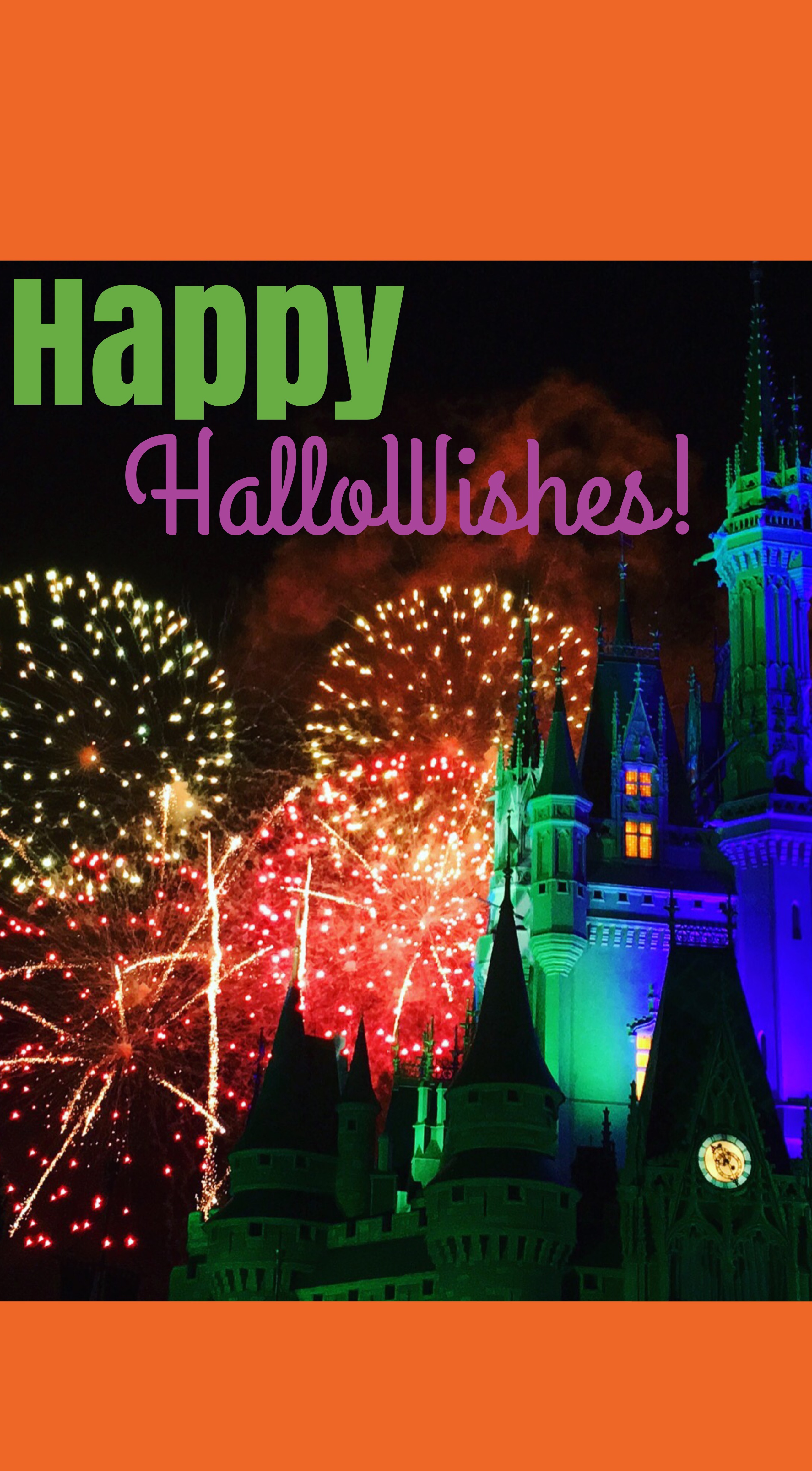 Mickey's Not So Scary Halloween Party 2016 Phone Wallpaper
