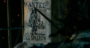 2017 Walt Disney Studios Motion Picture Slate - Pirates of the Caribbean Jack Sparrow Wanted Poster