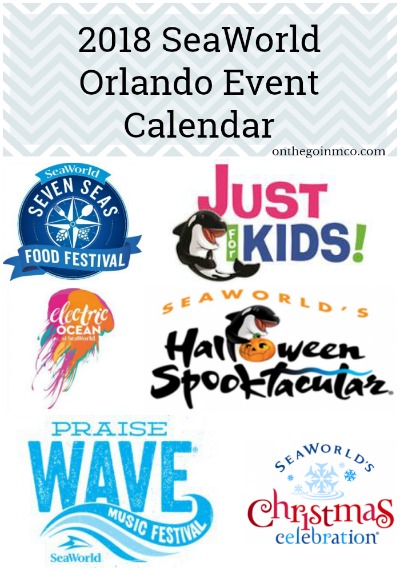 SeaWorld Orlando 2018 SeaWorld Orlando Event Calendar Announcement