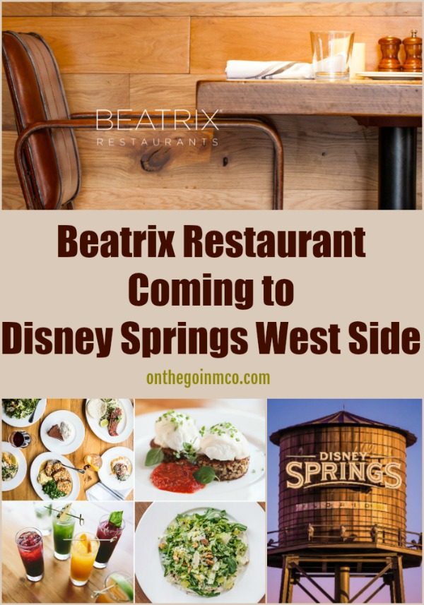 Beatrix Restaurant Disney Springs West Side 2020