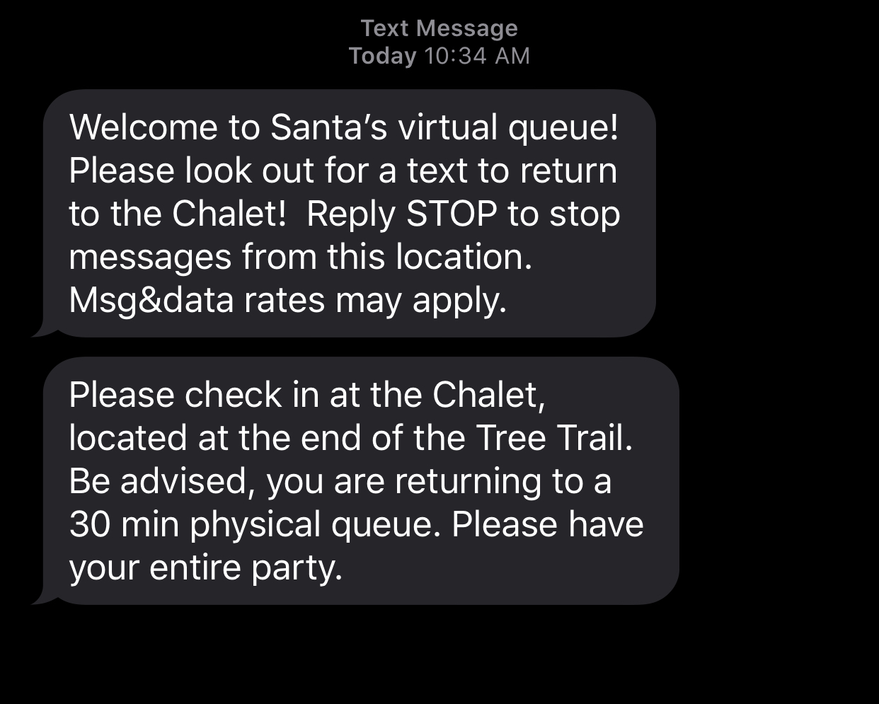 Disney Springs Christmas Tree Trail 2019 Text Messages