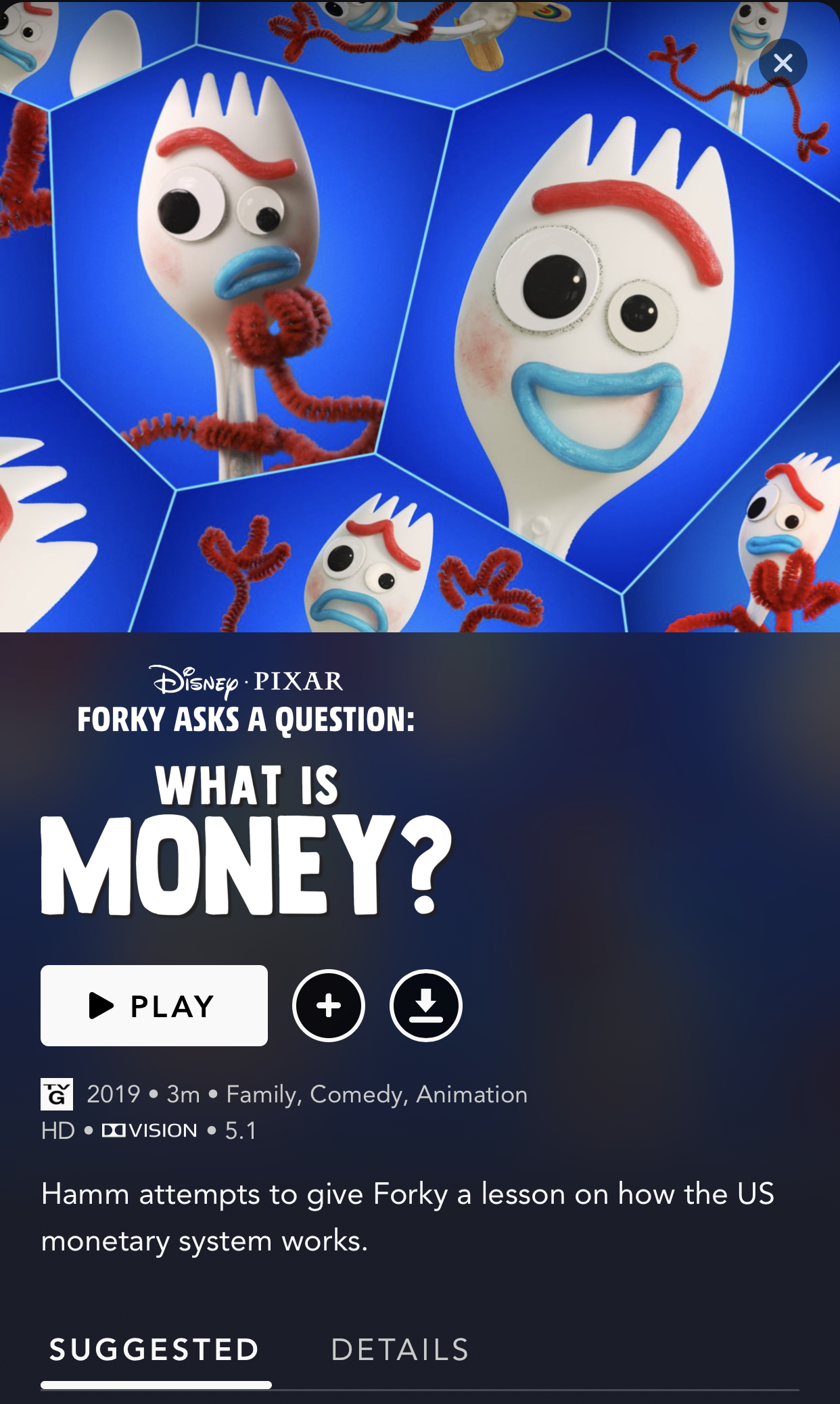 forky disney plus