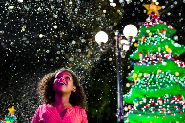 Holidays at LEGOLAND Florida 2021 Snowy Christmas Tree