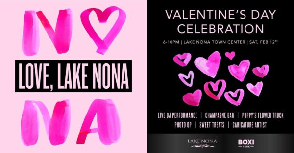 Love, Lake Nona Valentine's Day On the Go in MCO