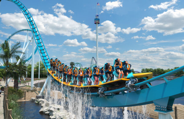 Pipeline The Surf Coaster SeaWorld Orlando Spring 2023